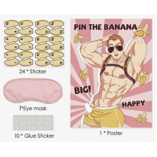 Pin the Banana on the hunk Game